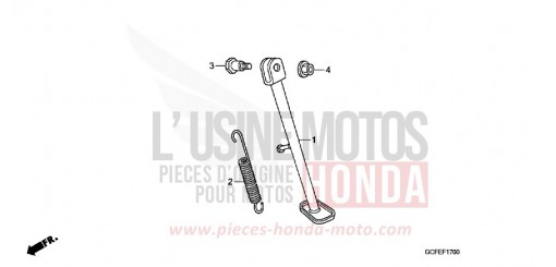 BEQUILLE CRF70F9 de 2009